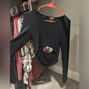 GYMSHARK CUT OUT LONGSLEEVE